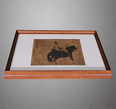 万山书画装裱配框服务案例